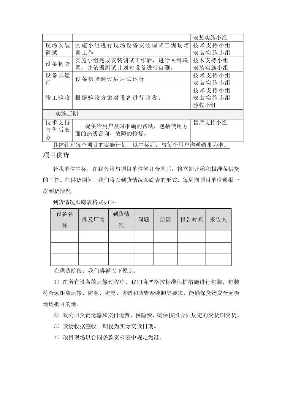 宣传栏供货安装及调试方案1_第3页