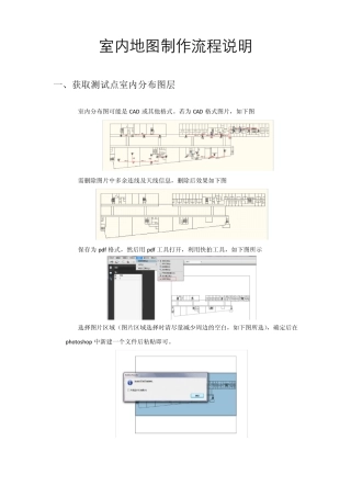室内地图制作流程