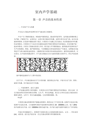 室内声学基础