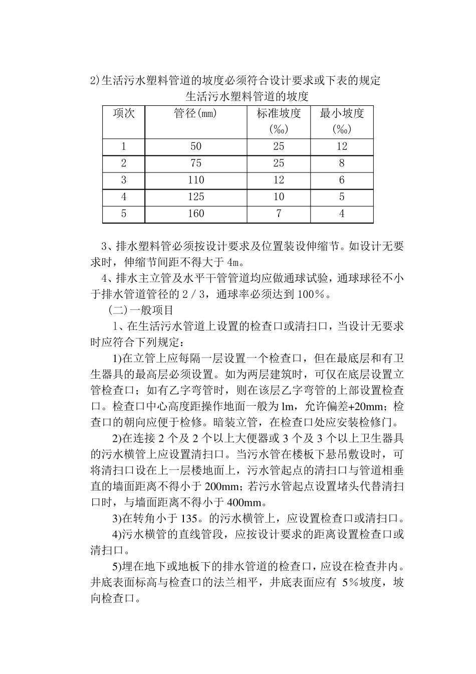 室内排水管道安装技术交底_第2页