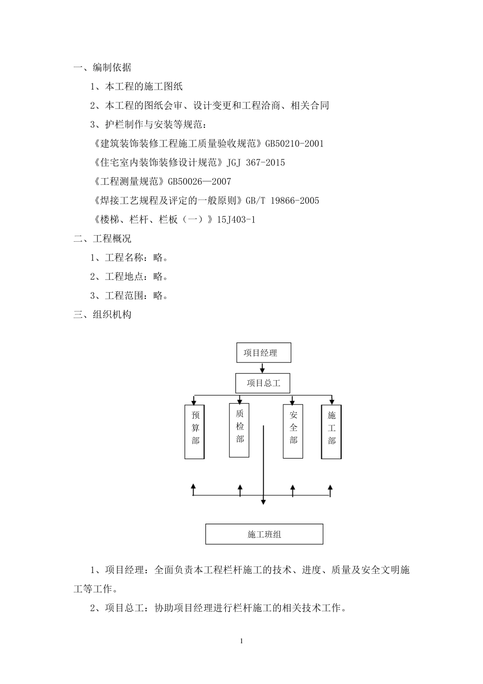 室内栏杆施工方案_第3页