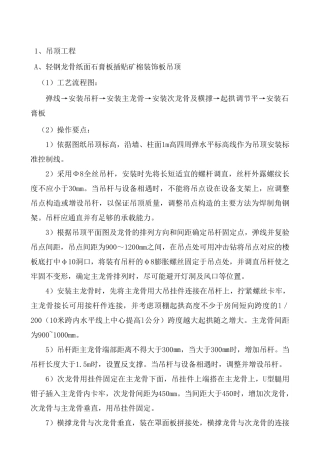 室内装修施工方案