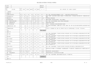 室内设计材料预算表及价格
