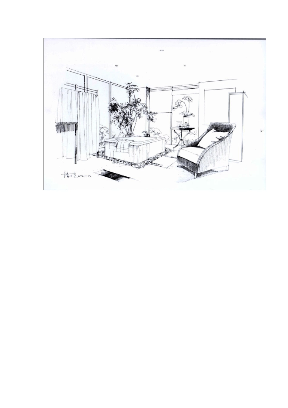 室内透视线稿练习可直接打印_第3页