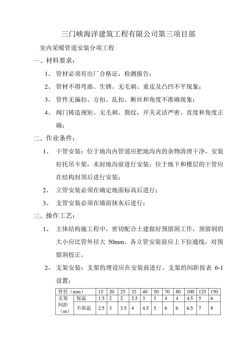 室内采暖工程施工方案_第2页