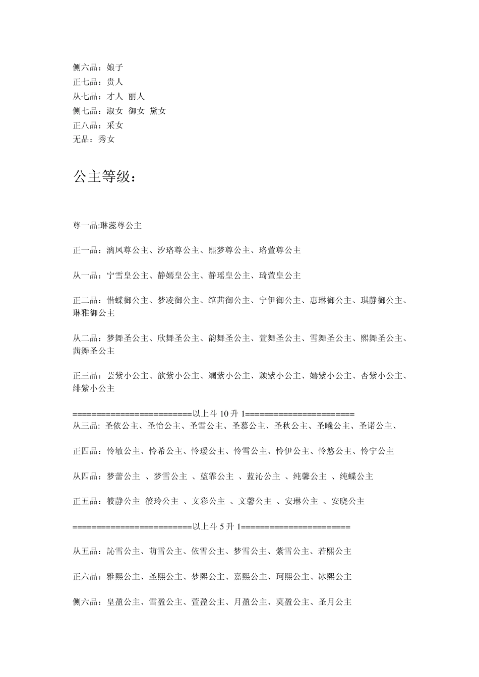 宫中各种等级_第2页