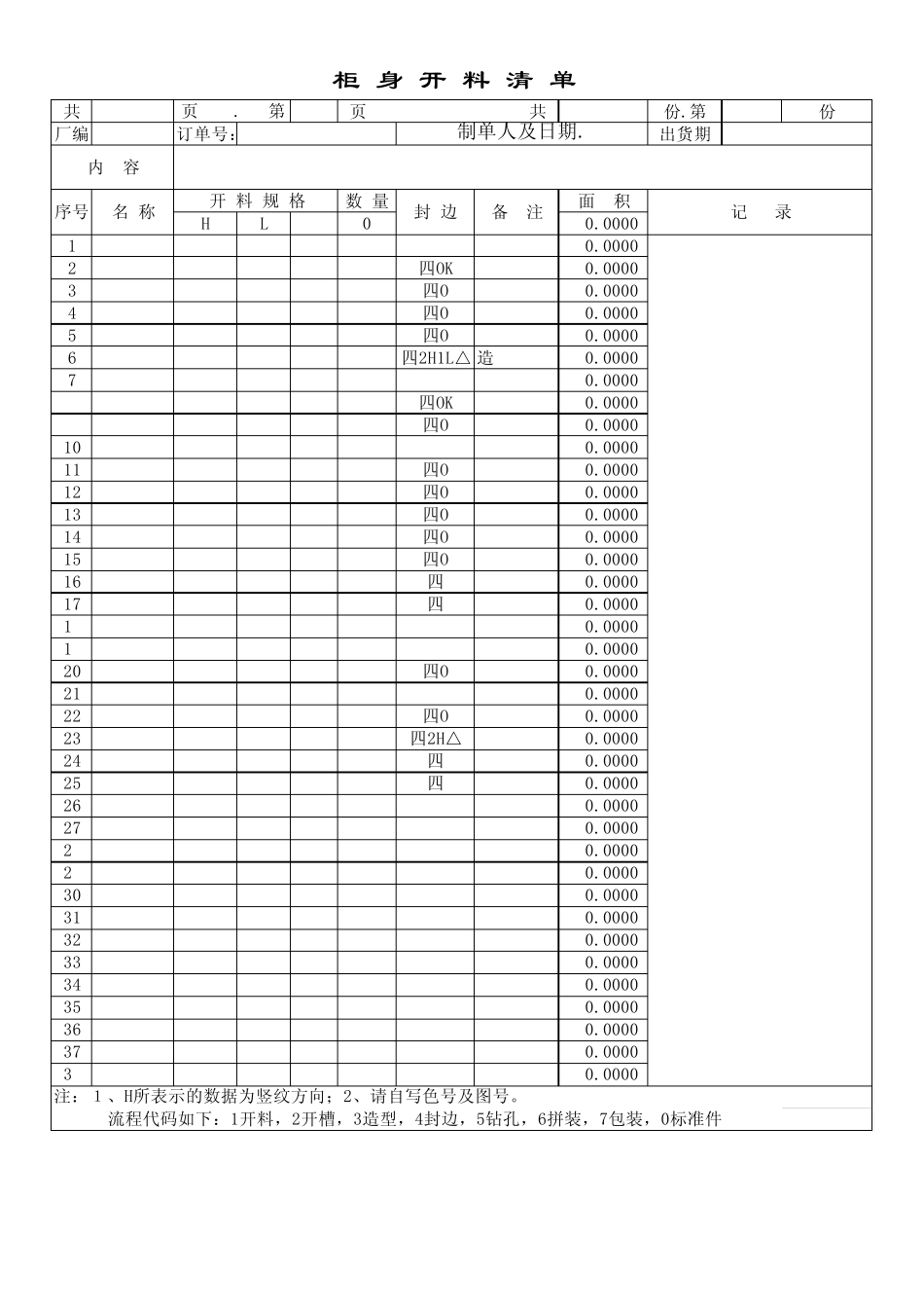 家具开料单制作_第3页