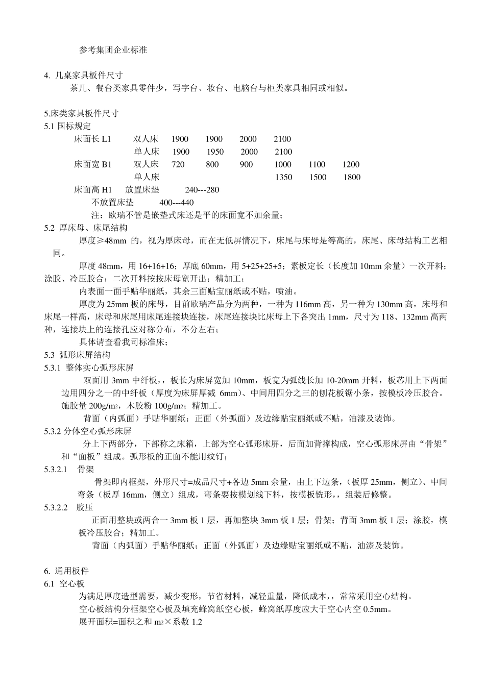 家具技术规范与用料标准_第2页