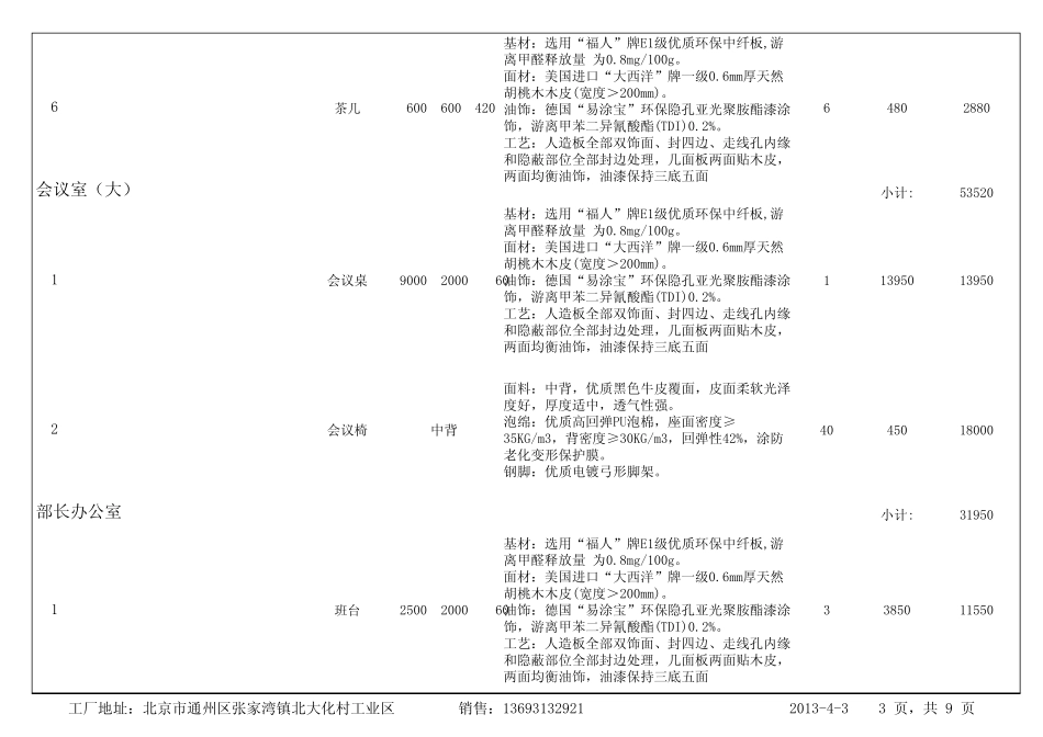 家具报价清单02_第3页