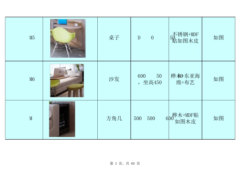 家具报价清单无价格_第3页