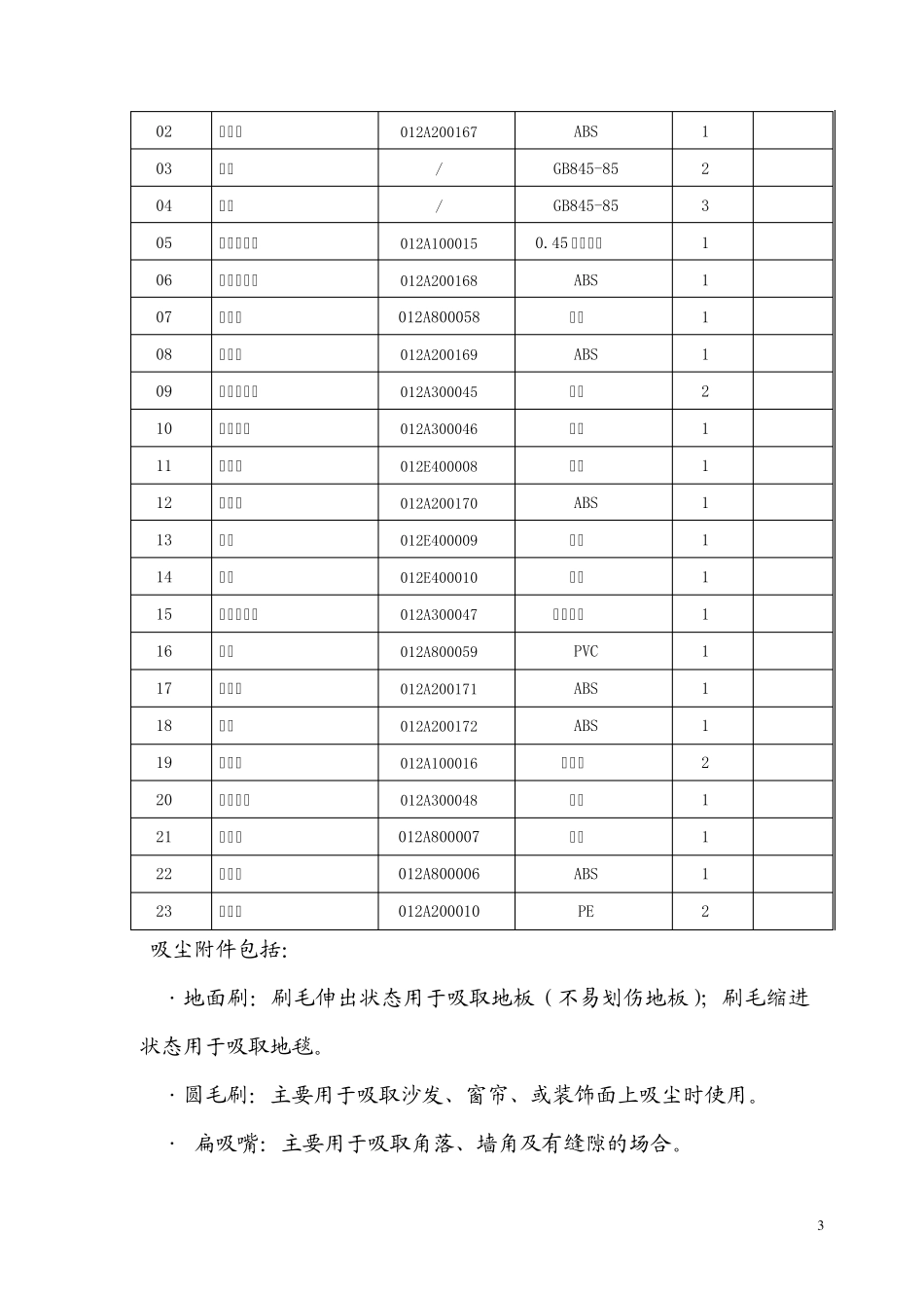 家用吸尘器设计报告_第3页
