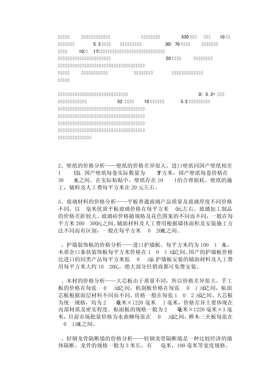 家装材料明细_第2页