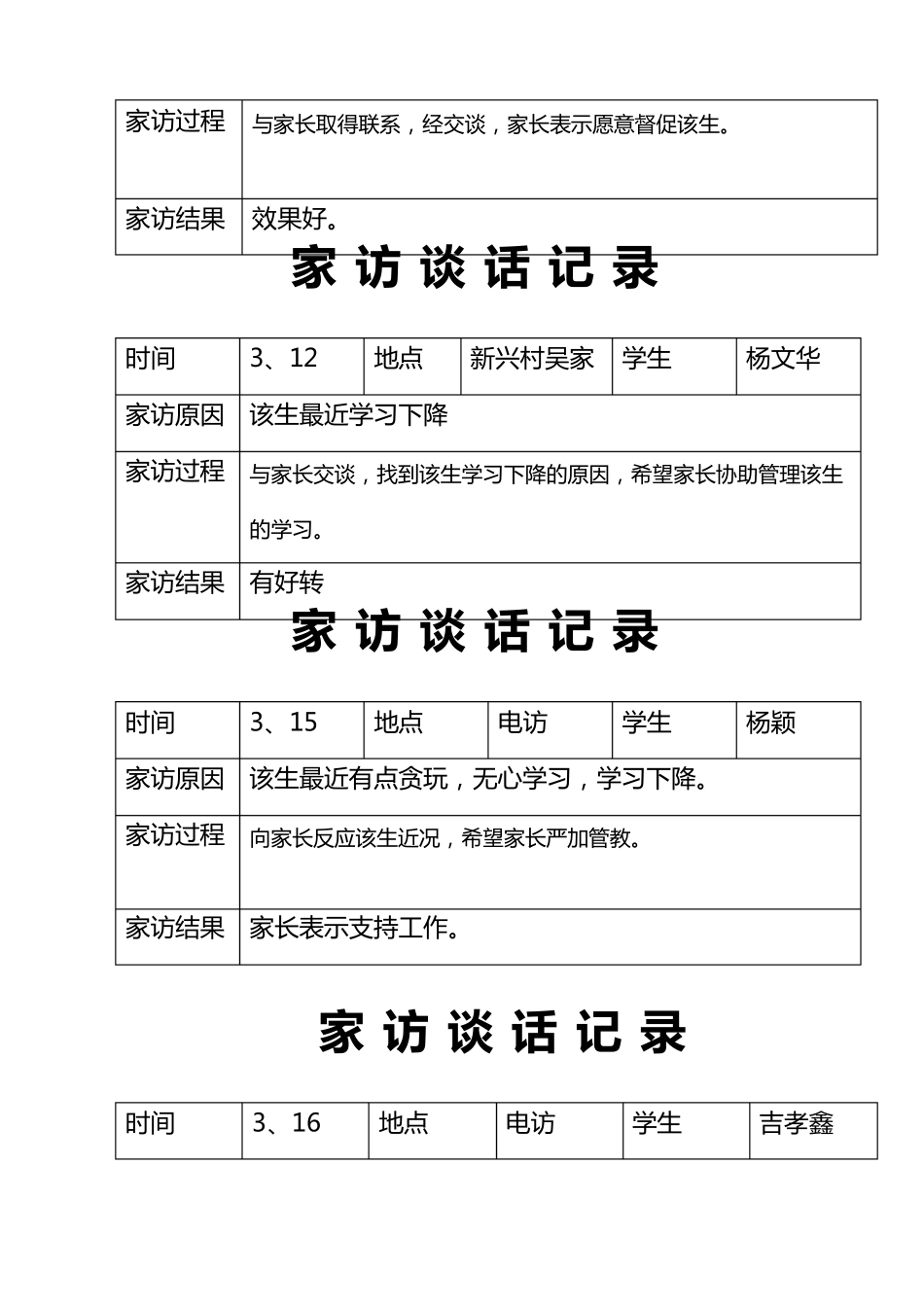 家访谈话记录_第3页