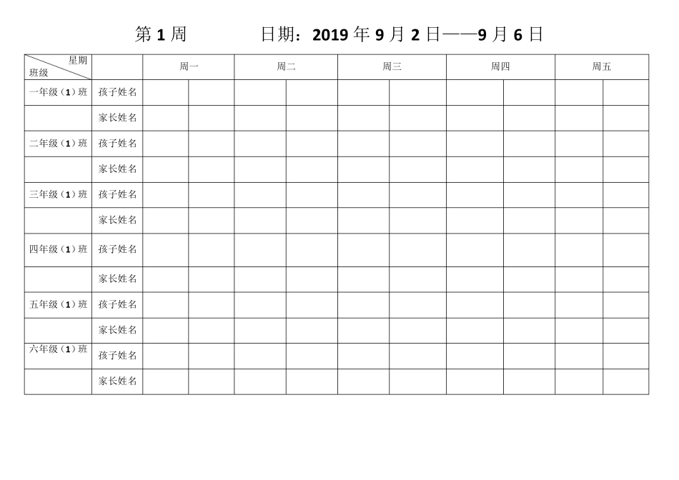 家长志愿者护学岗签到表_第2页