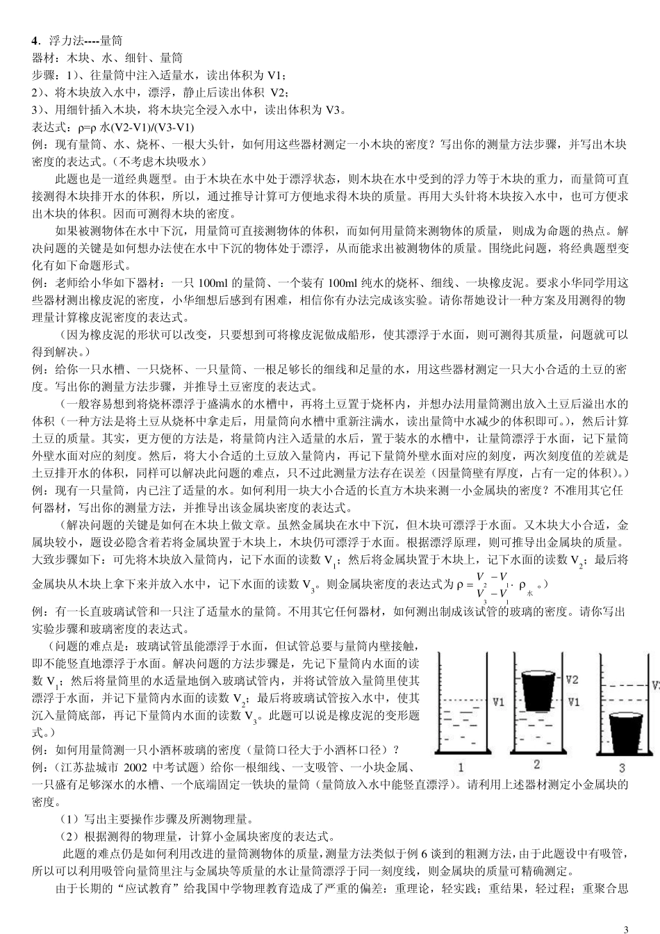 密度测量方法_第3页