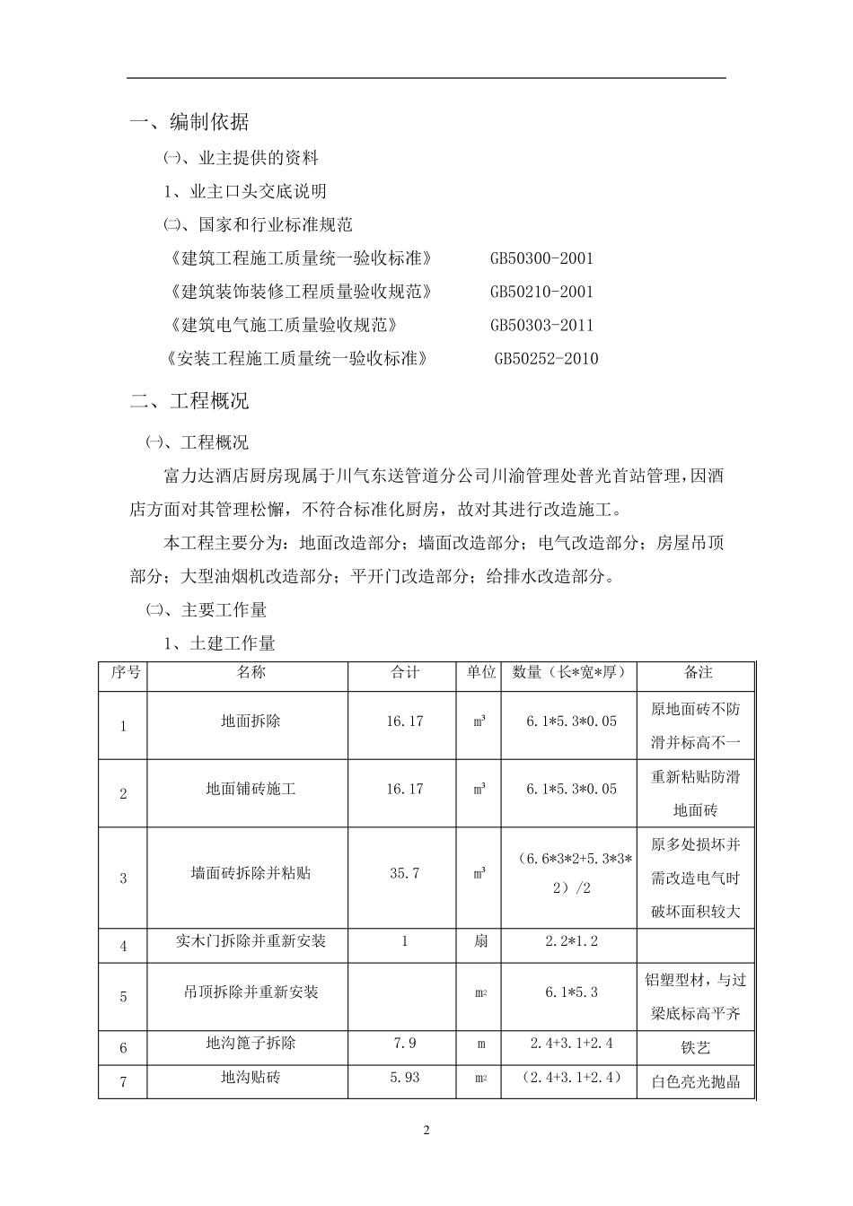 富力达厨房改造施工方案_第3页