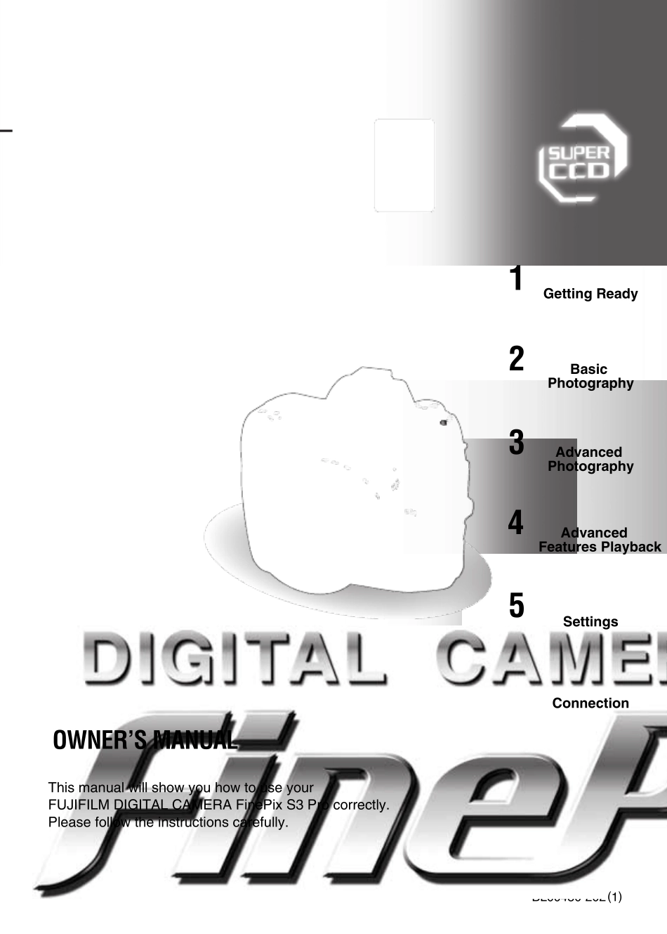 富士S3Pro数码相机说明书使用手册下_第1页