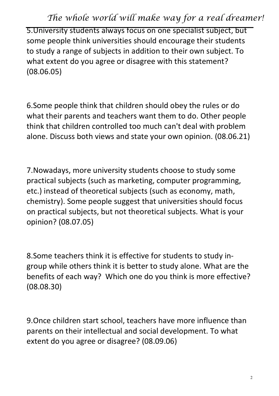 寒假雅思写作强化讲义_第2页