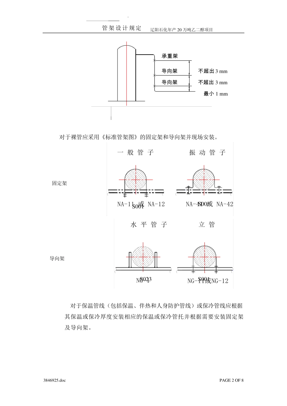 寰球管架设计规定1064R1_第2页