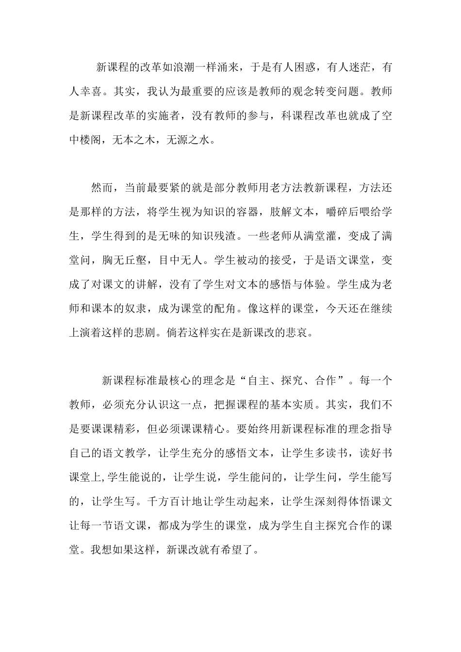 小学课堂组织教学日志_第3页