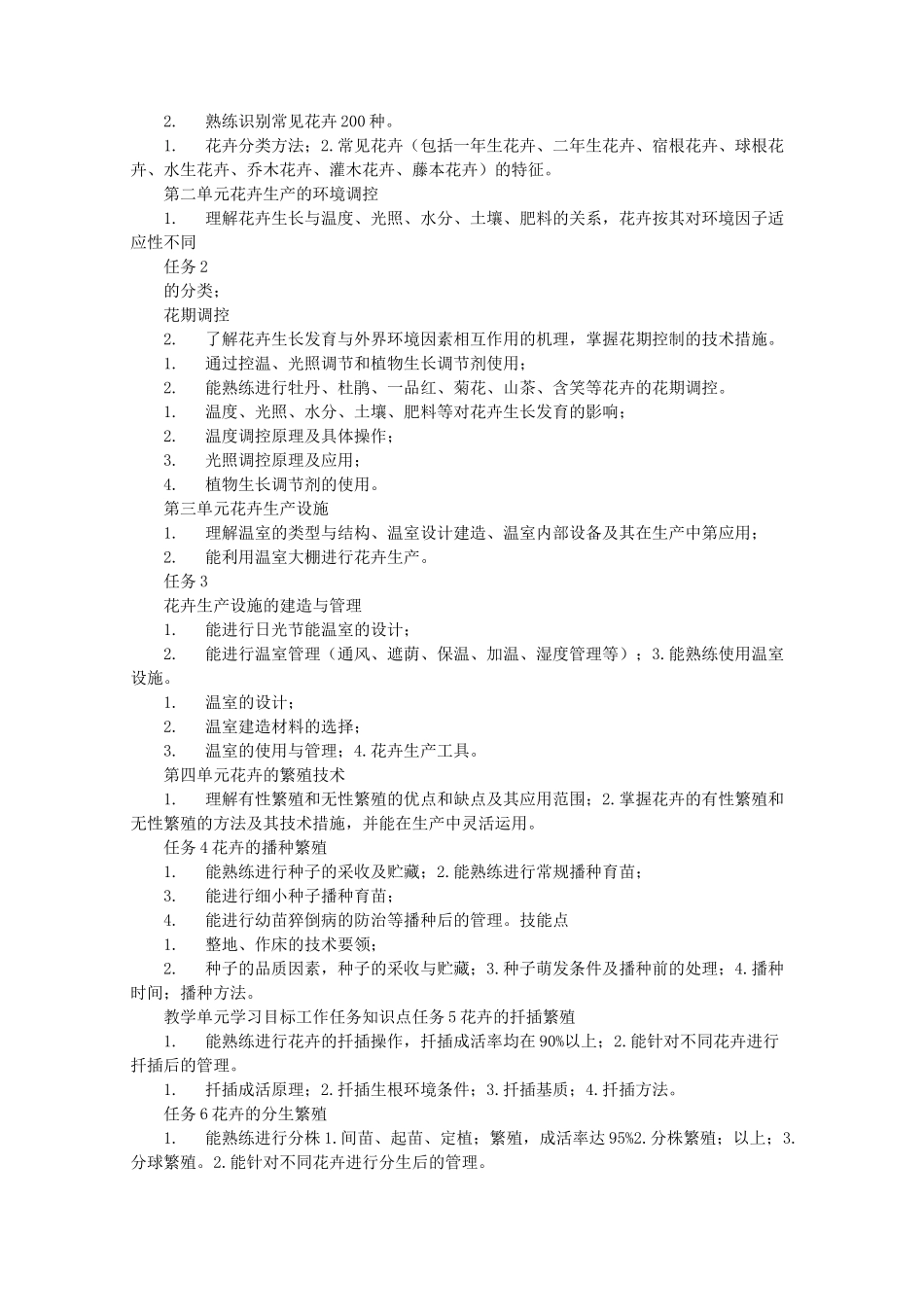 花卉生产技术电子教案_第2页