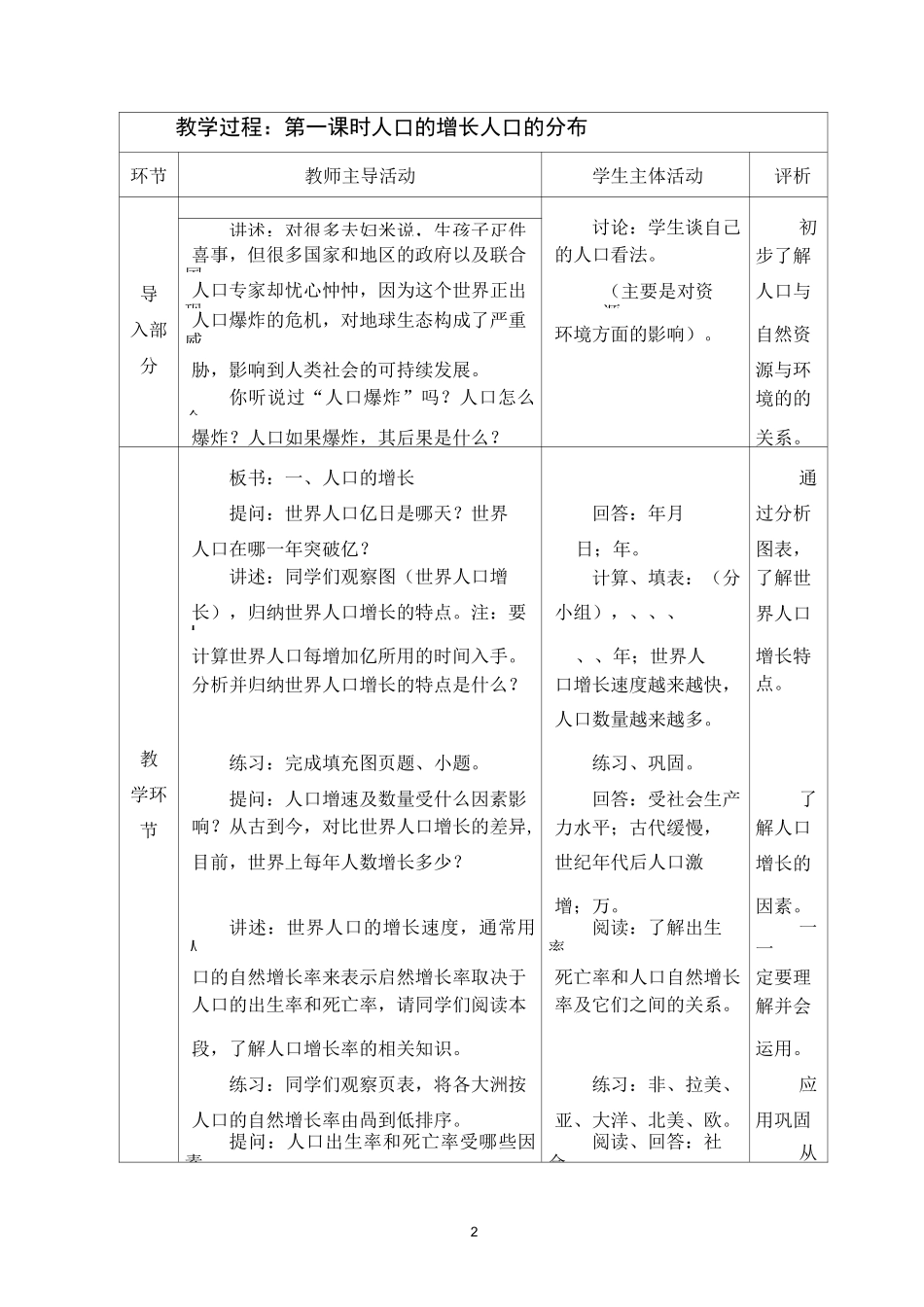 晋教版七年级地理第五章 居民——“地球村”的主人_第2页