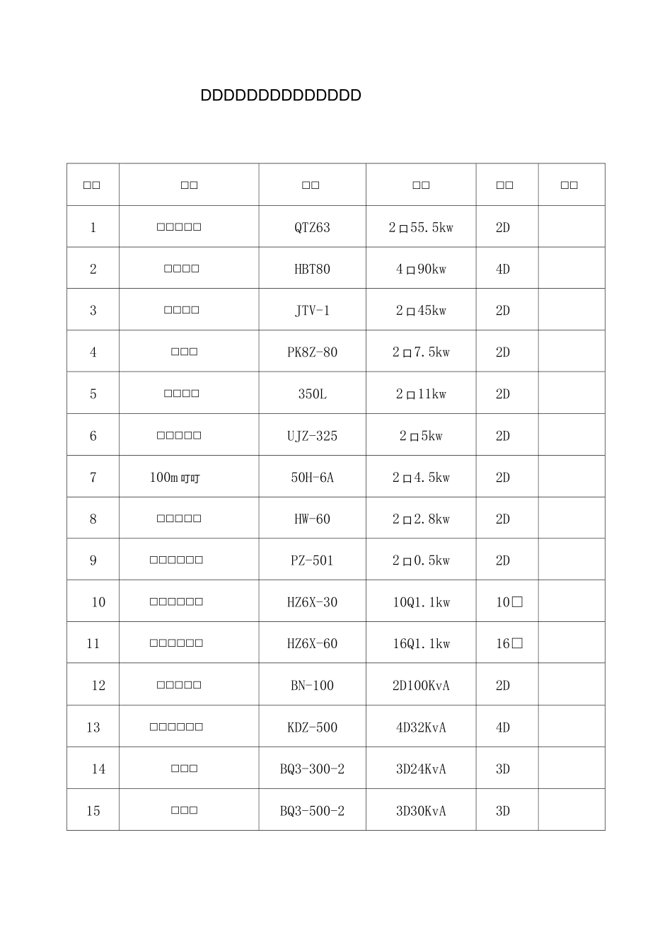 拟投入的主要施工机械_第2页