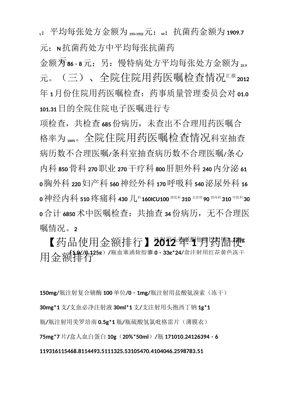 1月药事质量通报_第3页