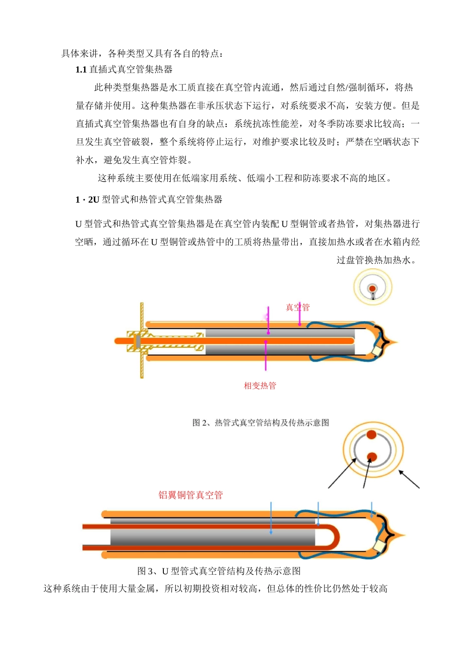全玻璃真空太阳集热管U型管集热器_第2页