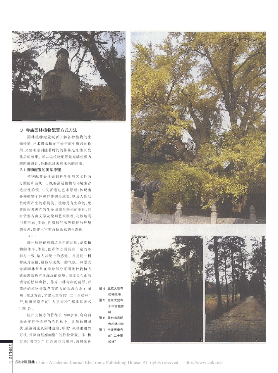 寺庙园林植物造景特色_第3页