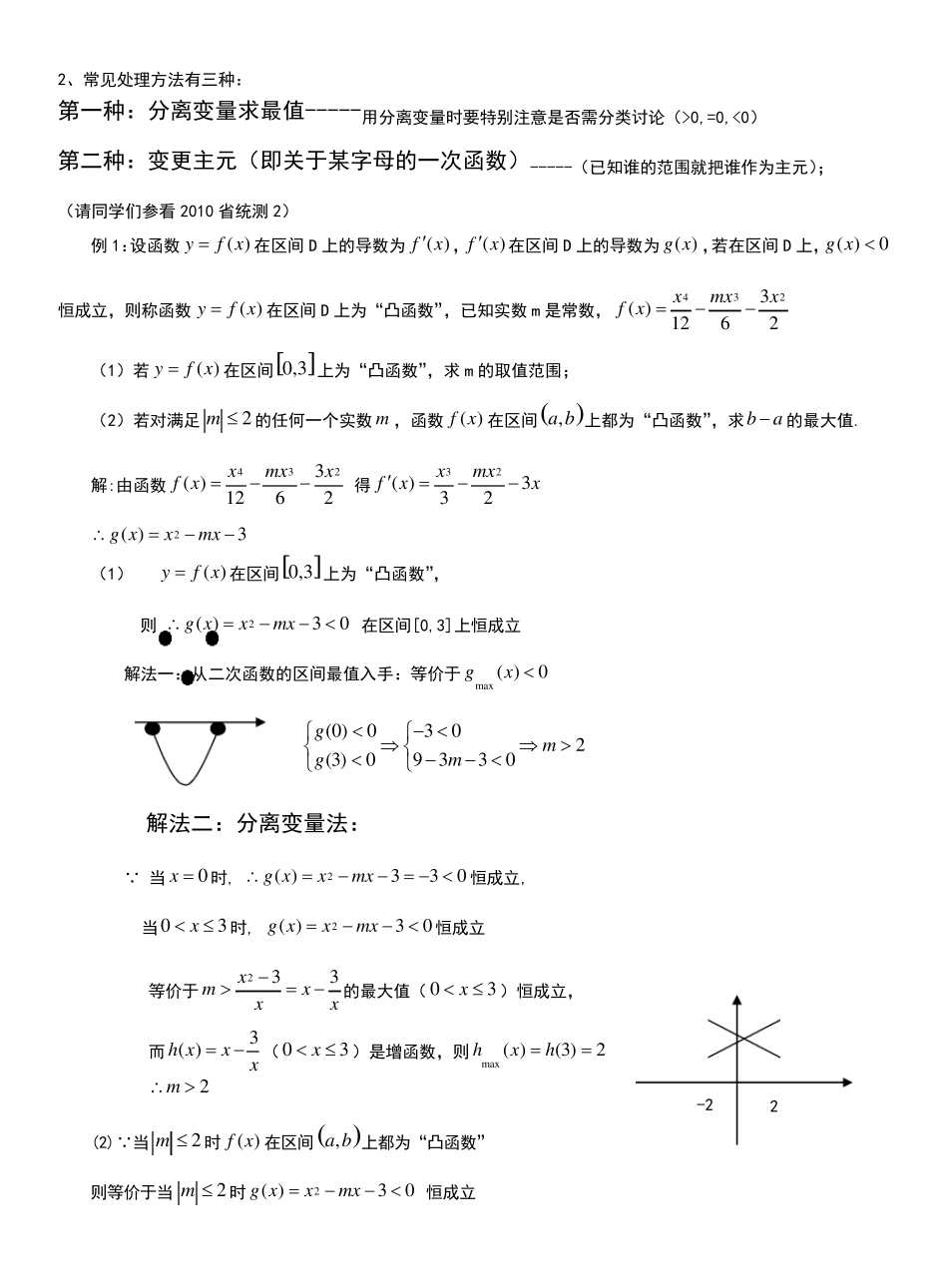 导数各类题型方法总结(绝对经典)_第2页