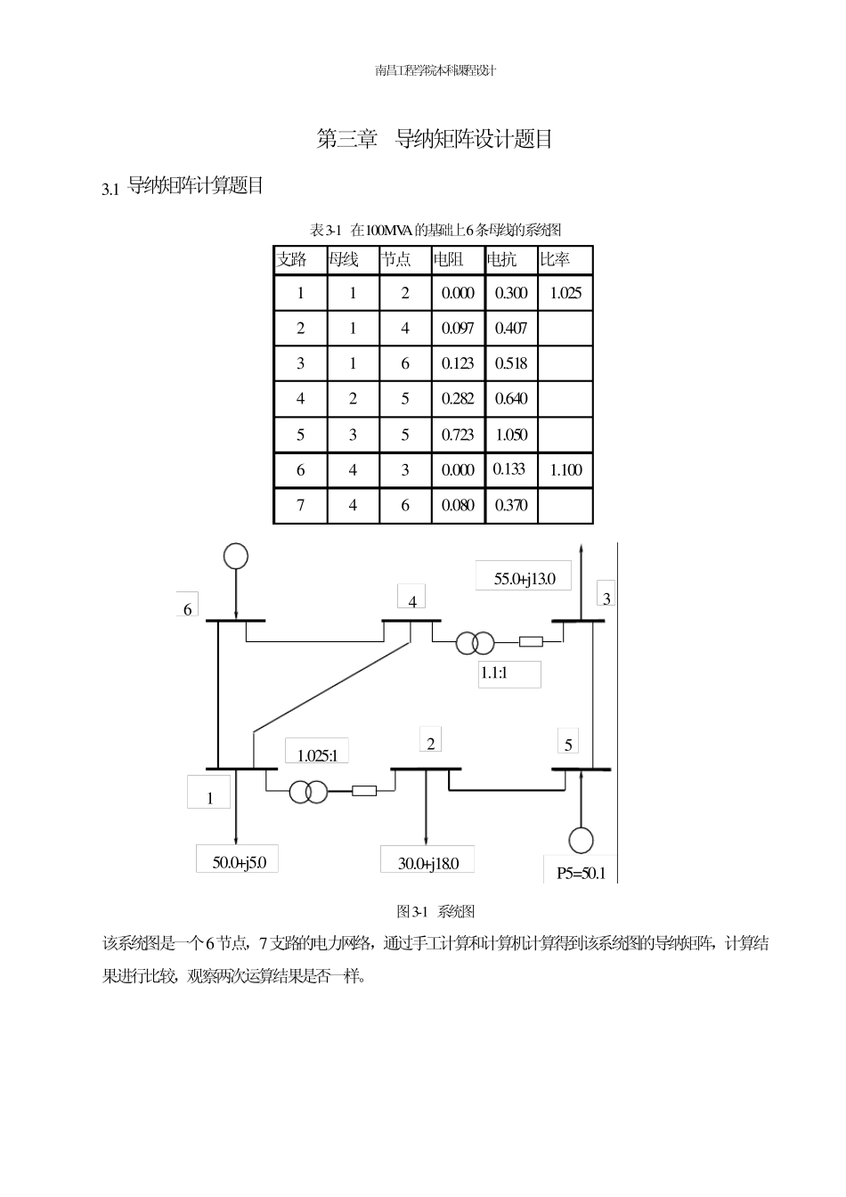 导纳矩阵课程设计_第3页