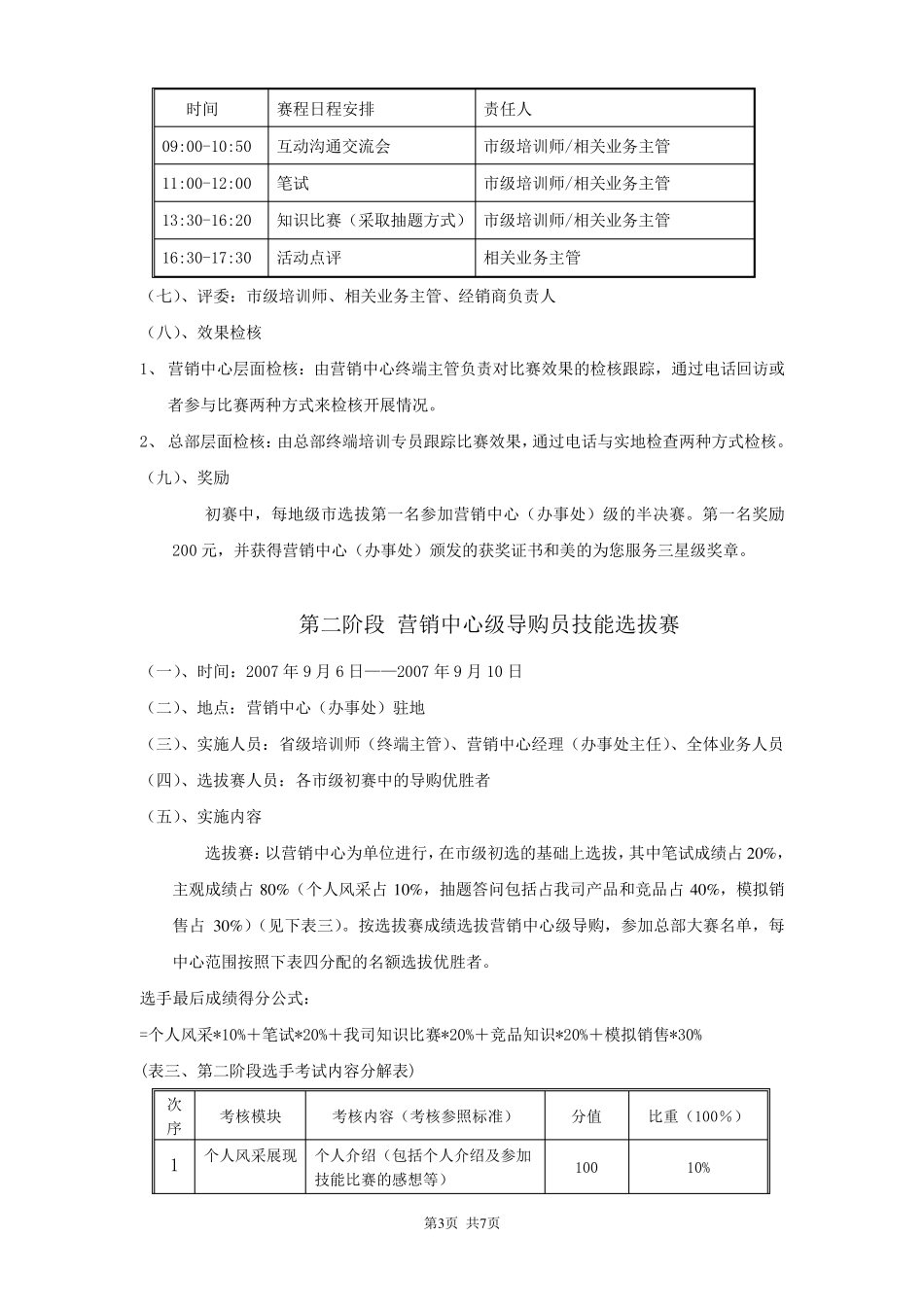 导购员技能比武大赛行动方案_第3页