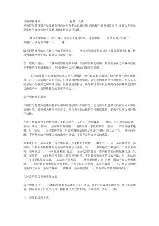 导频和伪导频