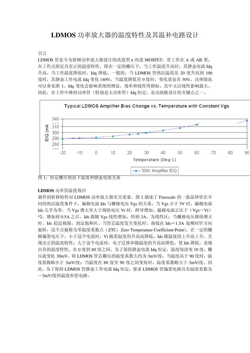 射频功放的温度特性及其温补电路总结_第1页