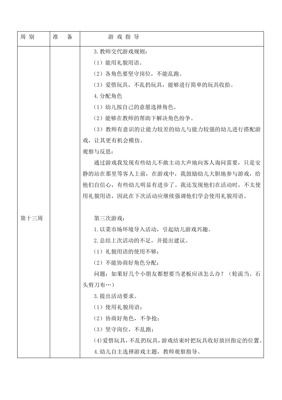 小二班角色游戏菜市场阶段计划_第2页