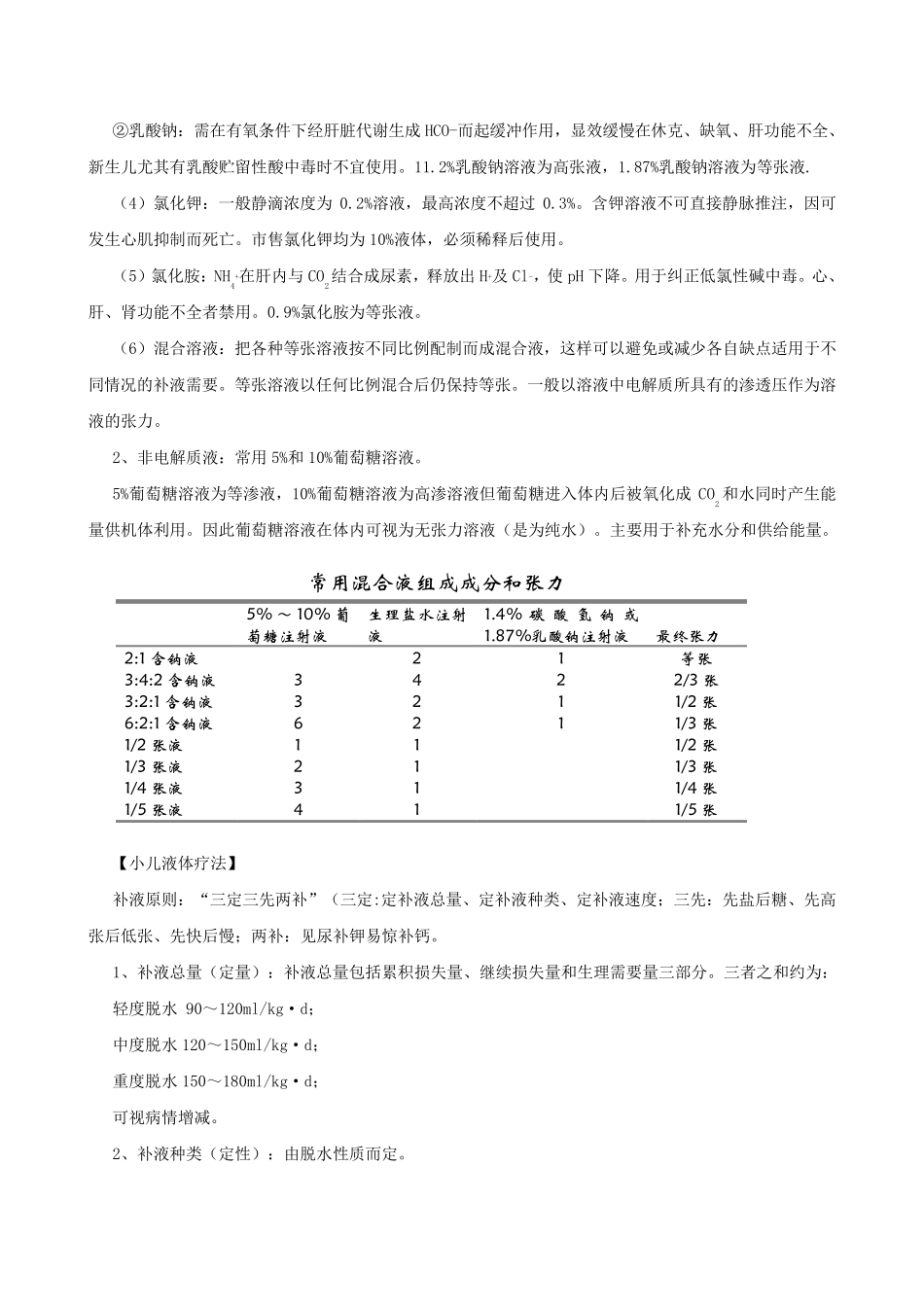 小儿液体疗法_第2页