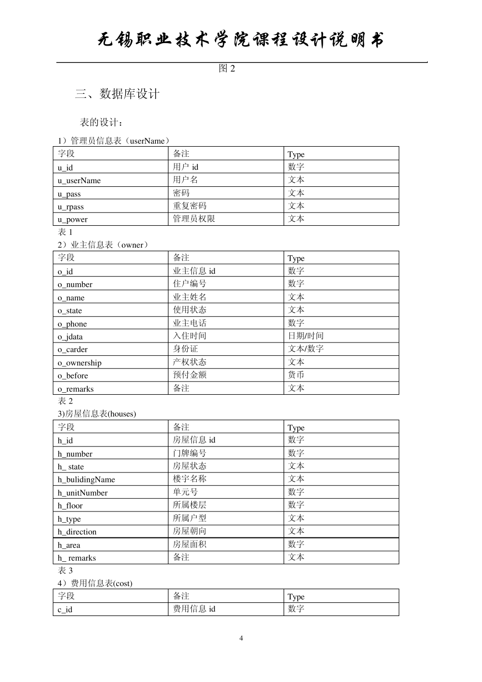 小区物业管理系统说明书_第3页