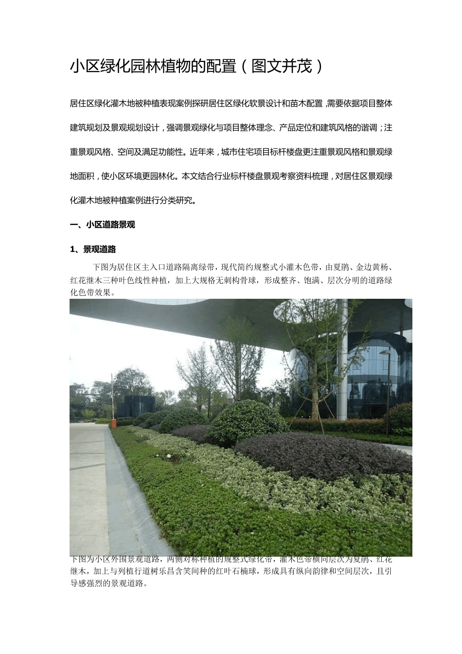 小区绿化园林植物的配置_第1页
