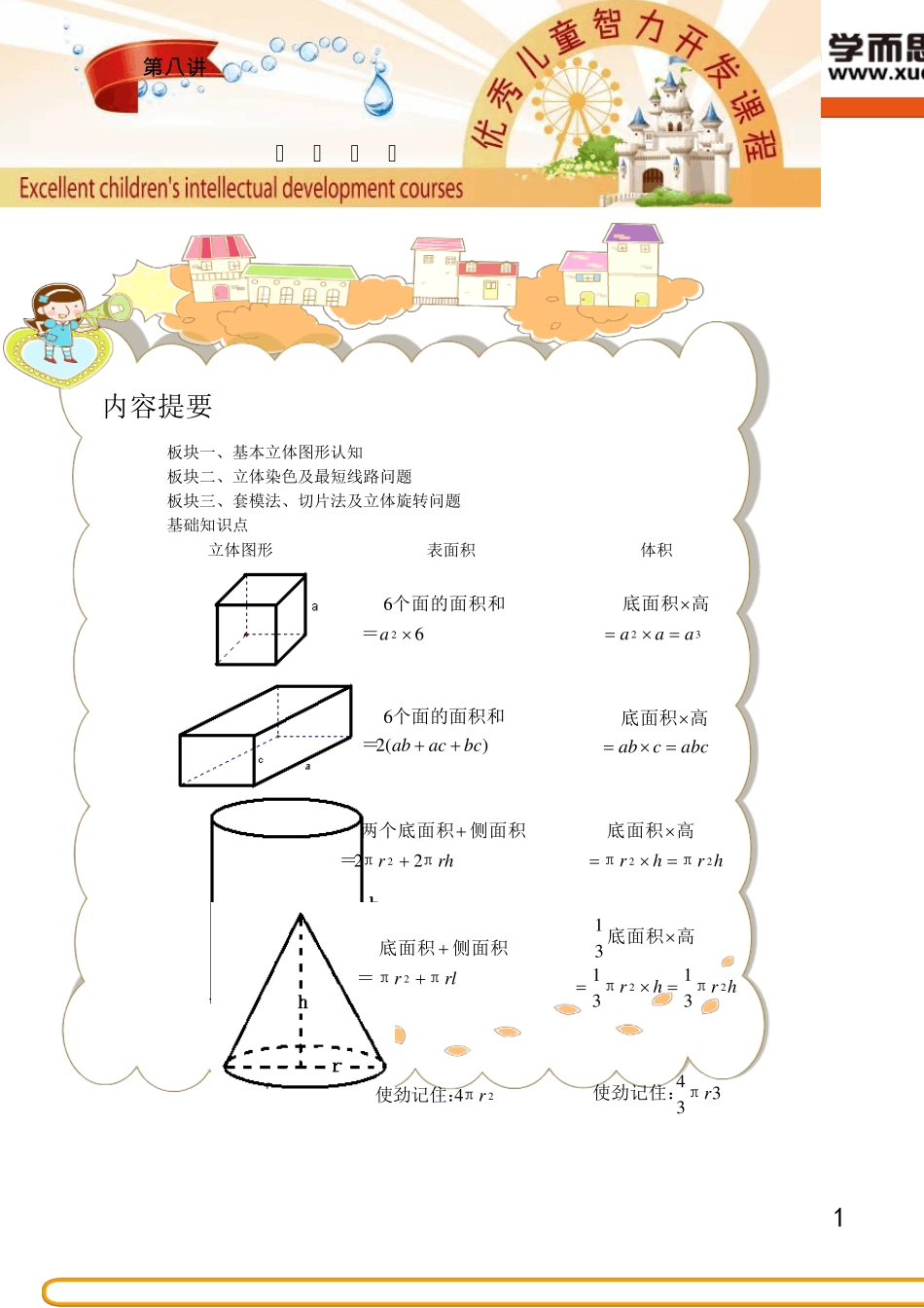小升初·立体几何(数学)_第1页