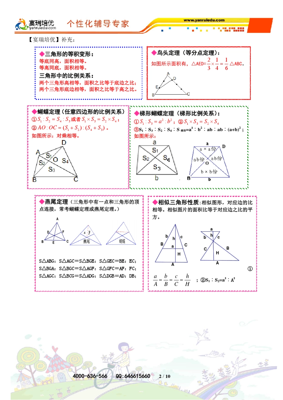小升初奥数点招必备系列课程之三第3讲平面几何_第2页