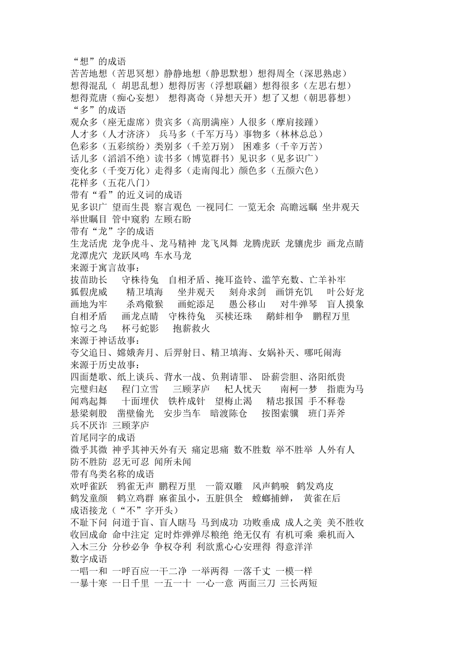 小升初必备成语积累_第2页