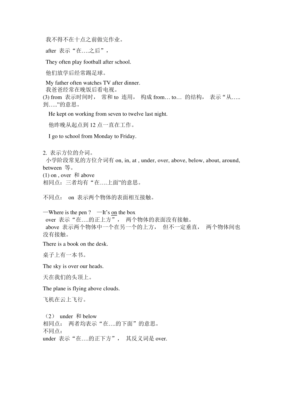 小升初英语介词的用法归纳_第2页