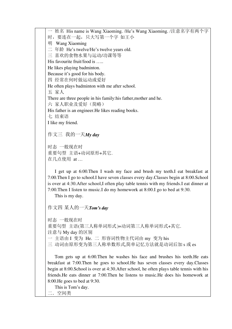 小升初英语作文讲解与练习_第2页