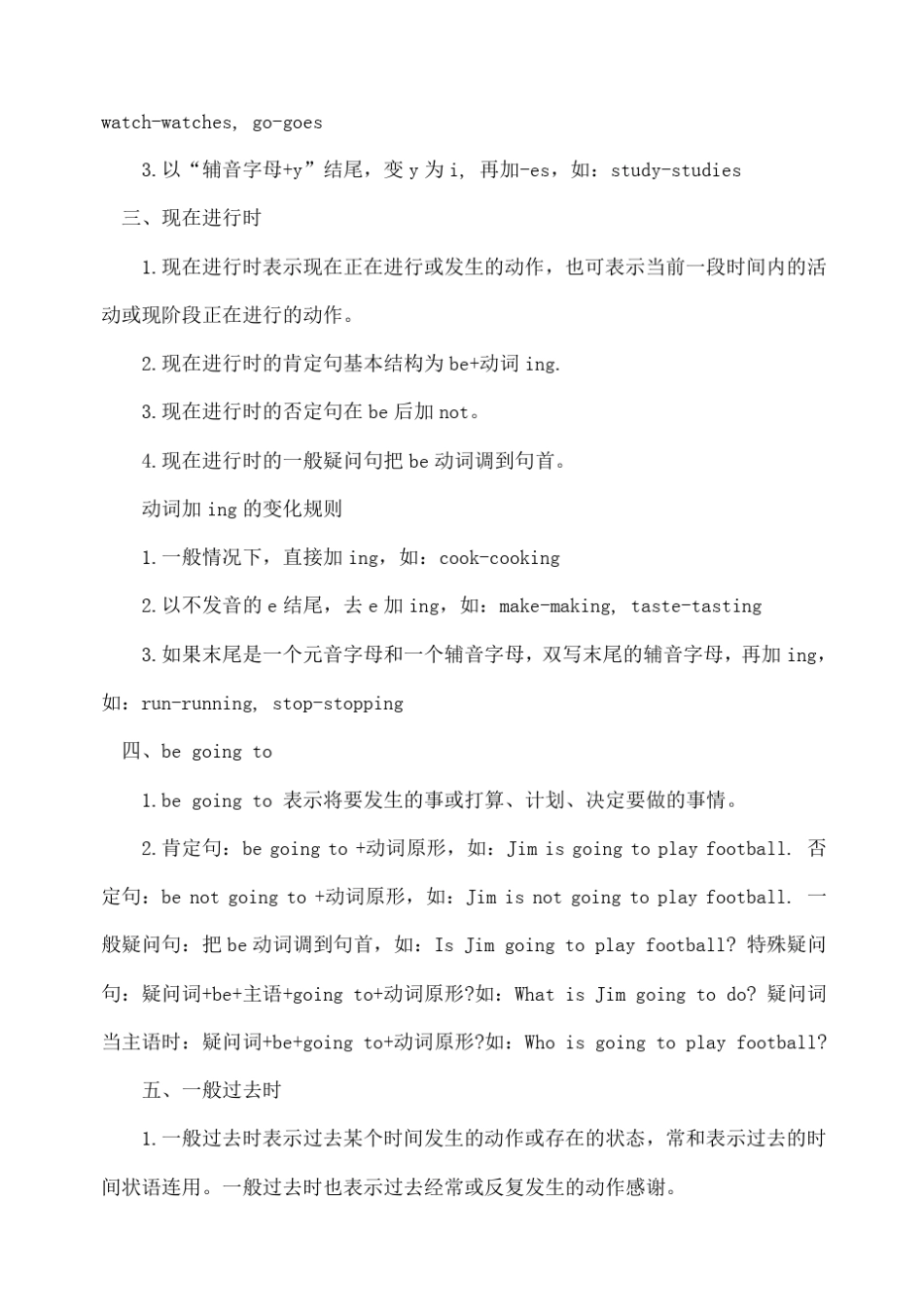 小升初英语必备知识点总结_第3页