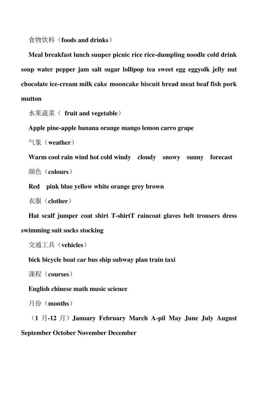 小升初英语总复习_第3页