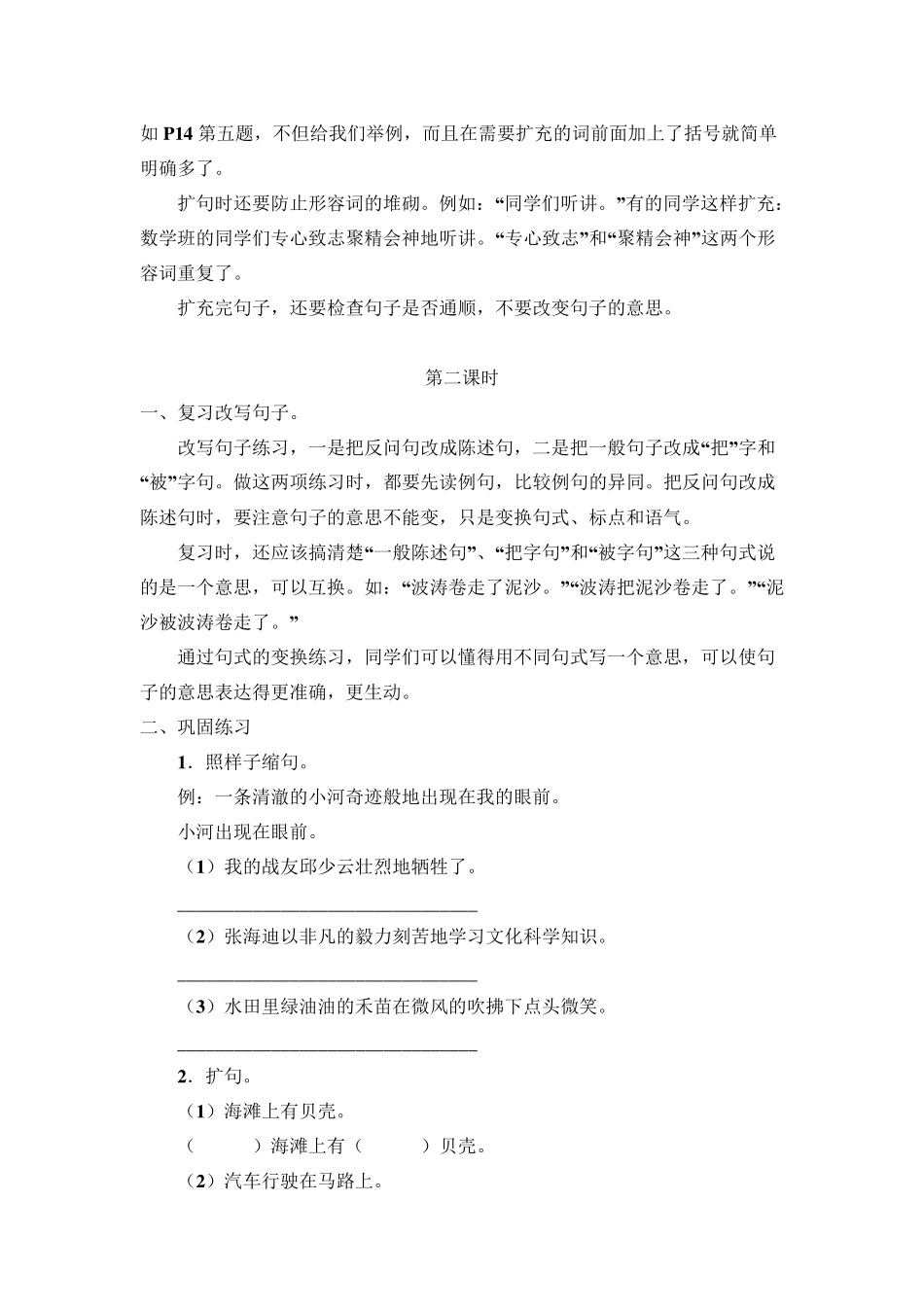 小升初语文总复习教案_第2页