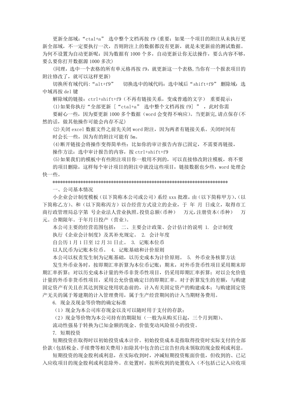 小型企业审计报告_第2页