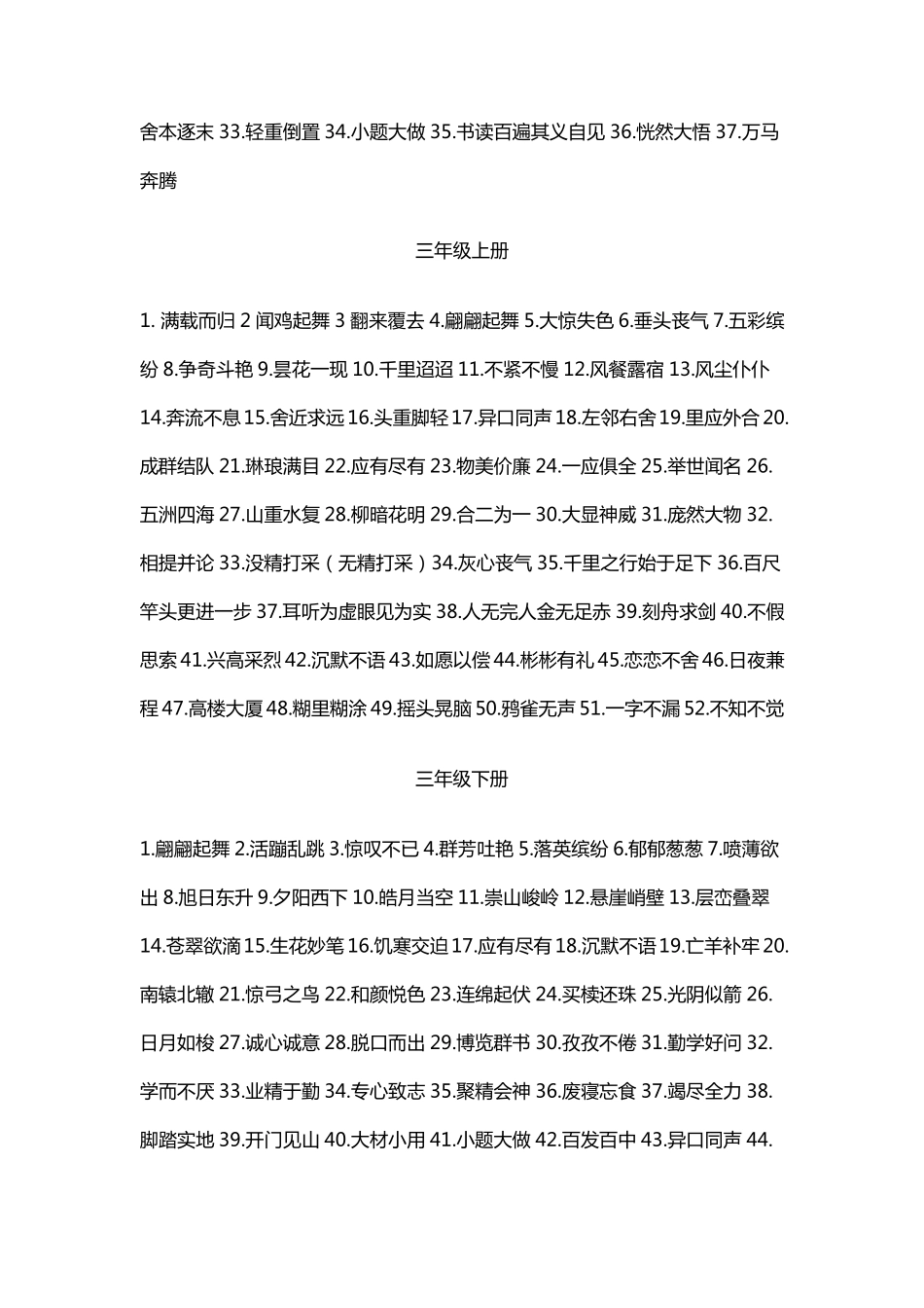 小学16年级成语汇总_第2页