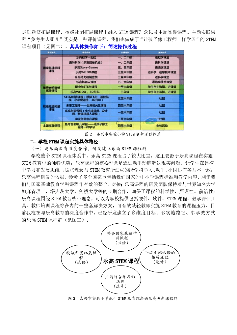 小学STEM课程的系统开发与实施_第2页